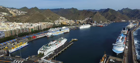 El tráfico de mercancías en los puertos retrocedió un 2,1% en los primeros cuatro meses de 2023