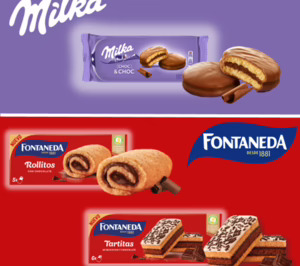 Mondelez avanza en bollería con tres nuevos lanzamientos de Fontaneda y Milka