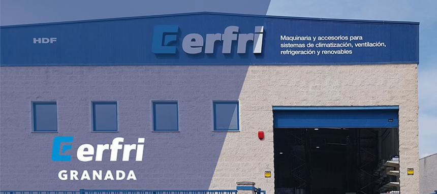 Erfri aterriza en Granada con una nueva tienda de climatización, ventilación y renovables