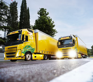 DHL lanza para la Fórmula 1 la primera flota de camiones propulsada por biocombustible