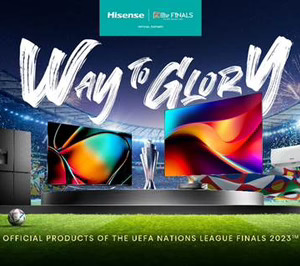 Hisense mantiene su asociación deportiva en el mercado europeo