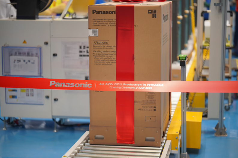 Panasonic aumenta la capacidad de producción de bombas de calor en la fábrica de República Checa