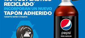 Pepsico presenta su nueva gama de envases PET con tapón adherido