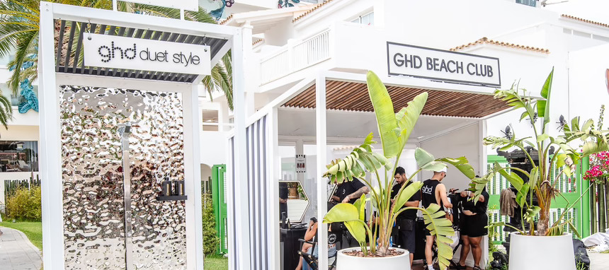 GHD Beach Club peinará gratis a sus usuarios en Ushuaïa Ibiza