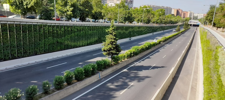 Ayesa participa en el diseño del mayor jardín vertical de Europa para reducir el impacto ambiental de la M30