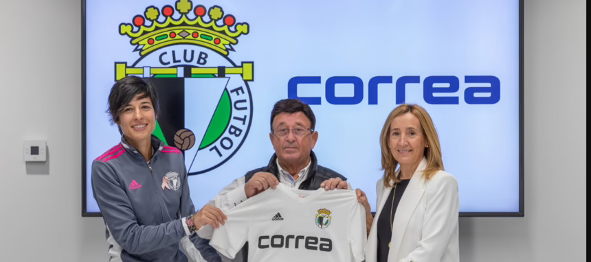 Nicolás Correa patrocinará los equipos femeninos del Burgos Club de Fútbol