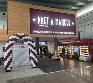 Pret a Manger debuta en España con su aterrizaje en el aeropuerto de Barcelona