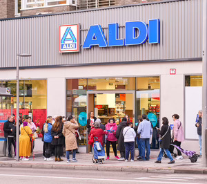 Aldi aumenta su sala comercial en Madrid más de un 60% en el último lustro