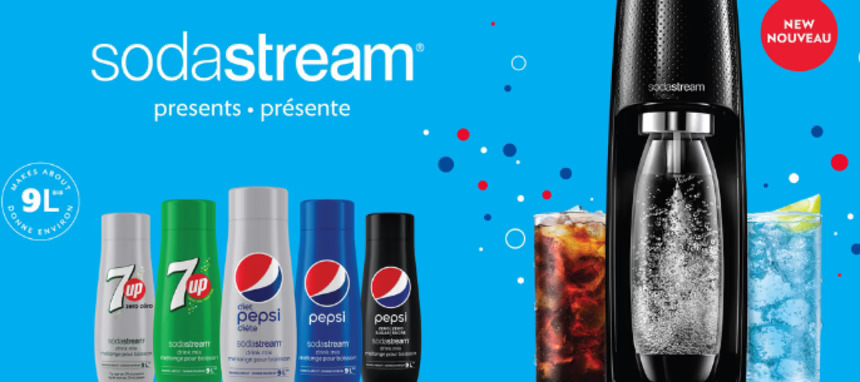 Sodastream ultima la llegada de la carta de bebidas Pepsi