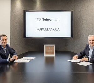 Neinor Homes firma un acuerdo con Porcelanosa para avanzar en el cumplimiento de la taxonomía europea