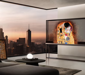 LG lanza el primer televisor OLED transparente inalámbrico