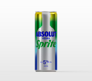 Llega a España Absolut Vodka & Sprite, fruto de la alianza entre Coca-Cola y Pernod Ricard