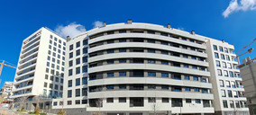 Hormigón Vertua en un complejo de 408 viviendas en el distrito de Arganzuela, Madrid