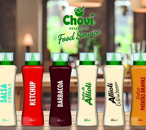 Choví presenta nuevos desarollos en salsas para el profesional de foodservice