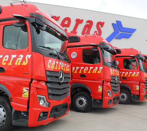 Carreras sigue reforzando su flota propia de vehículos con la compra de 20 nuevas tractoras Actros L MercedesBenz