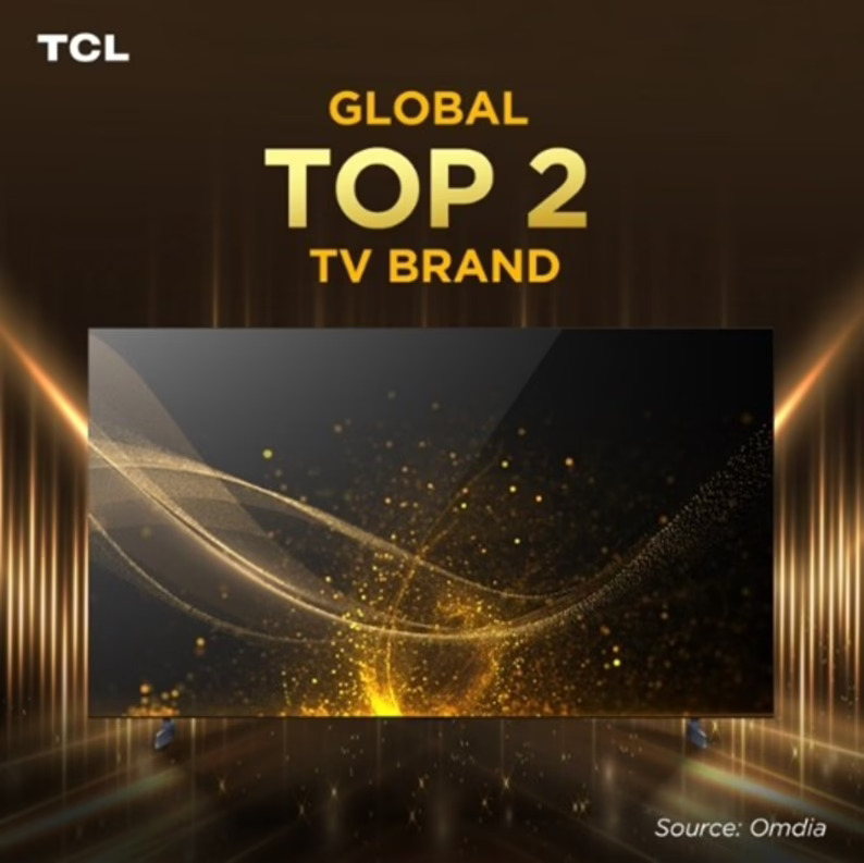TCL, segunda marca mundial de televisores en 2023
