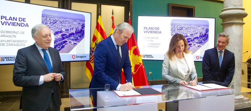 Zaragoza proyecta la construcción de 1.000 viviendas de colaboración público-privada destinadas al alquiler