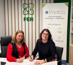 FER e Implica firman un convenio de colaboración para la gestión de los envases industriales y comerciales