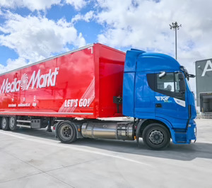 MediaMarkt incorpora camiones GNL para el aprovisionamiento a tiendas