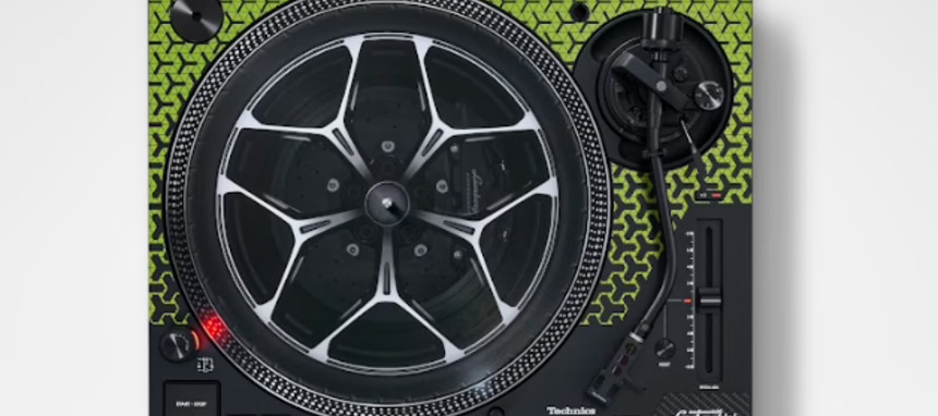 Technics lanza un tocadiscos con Lamborghini