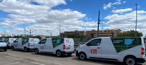 CTT Express aumenta su flota sostenible con nuevos vehículos 100% eléctricos