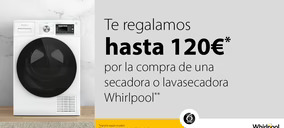 Whirlpool llega al Black Friday con un reembolso de hasta 120 € en efectivo por la compra de una secadora o lavasecadora