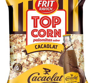 Frit Ravich y Cacaolat colaboran en la creación de palomitas chocolateadas