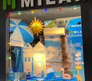 La tienda Milar Lucena en Córdoba ganadora del Concurso de Escaparates Daikin