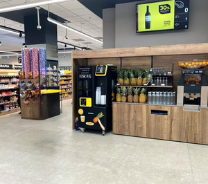 El zumo fresco exprimido en tienda, alineado con las tendencias