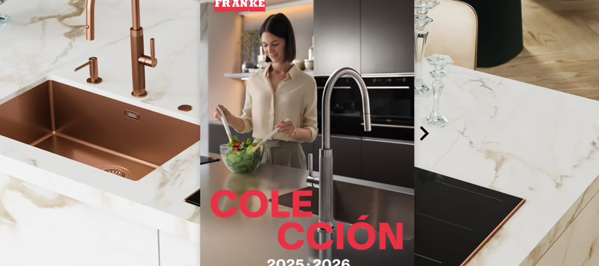 Franke presenta su catálogo 2025 con soluciones integrales para la cocina