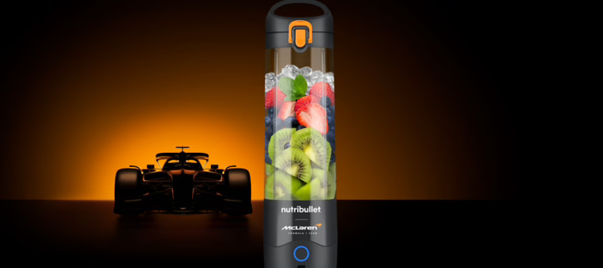 nutribullet pisa el acelerador con McLaren