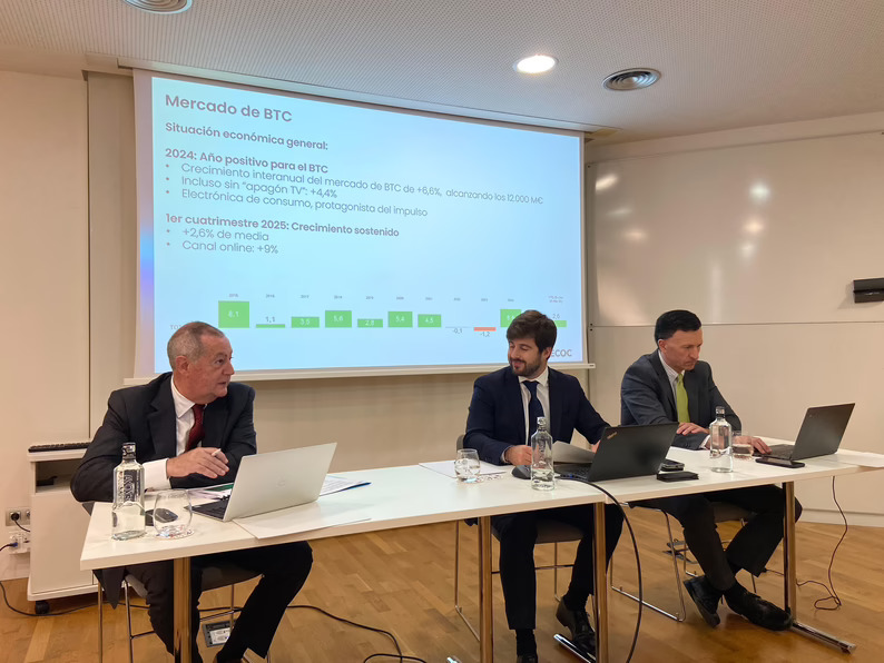 La venta de Bienes Tecnológicos de Consumo crece en España un 1,7% en el primer cuatrimestre de 2025