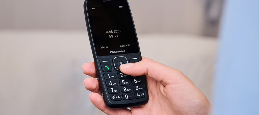 Nuevo móvil de fácil uso 4G de Panasonic