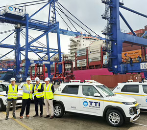 La terminal de Algeciras incorpora cuatro vehículos eléctricos a su flota interna