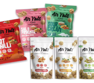 Apex compra Air Nuts y su tecnología de microondas para snacks saludables