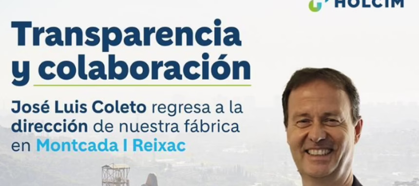 José Luis Coleto Peña vuelve a dirigir la fábrica de Montcada i Reixac de Holcim
