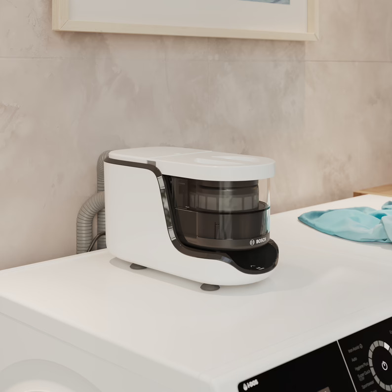 Bosch planta cara a la contaminación por microplásticos con un nuevo filtro para lavadoras capaz de evitar el 97% de estas partículas