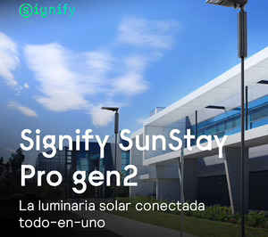 Signify refuerza su porfolio de iluminación profesional con nuevas luminarias solares de alumbrado urbano