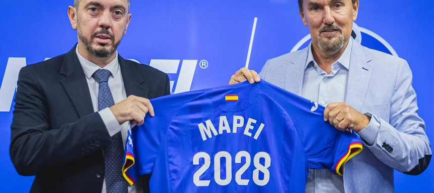 Mapei patrocinará al Getafe durante las tres próximas temporadas