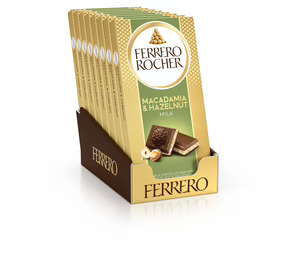 Ferrero añade diferenciación en tabletas y un formato en bombones