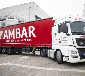 Carreras y la cervecera Ambar inician una prueba pionera de transporte con hidrógeno renovable