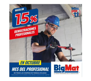 BigMat amplía sus promociones y actividades y celebra por primera vez el Mes del Profesional