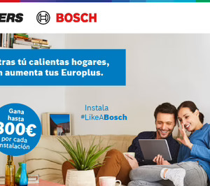 Nueva promoción para profesionales de Junkers Bosch con los puntos Europlus