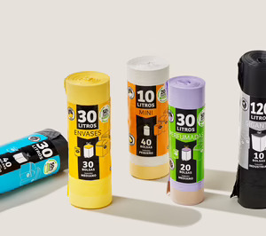 Lidl lanza bolsas de basura fabricadas con sus residuos plásticos reciclados