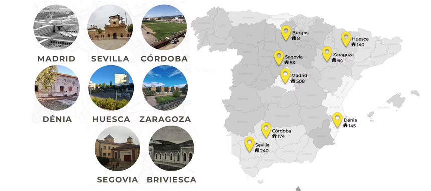 Sepes construirá más de 1.300 viviendas asequibles en los terrenos de ocho antiguas cárceles