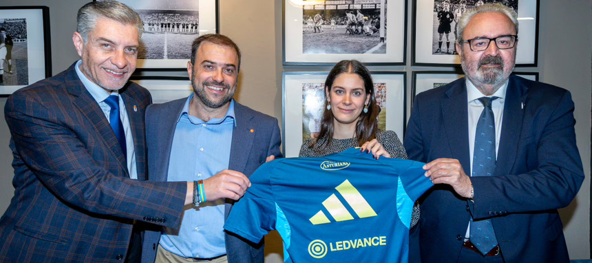 Ledvance firma un acuerdo de patrocinio con el Real Oviedo