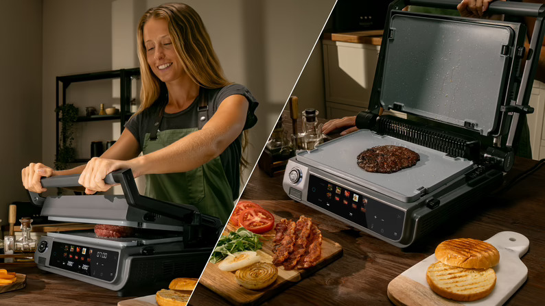 Nueva Cecotec Rock'nGrill 2000 Smash PerfectCook con campana integrada