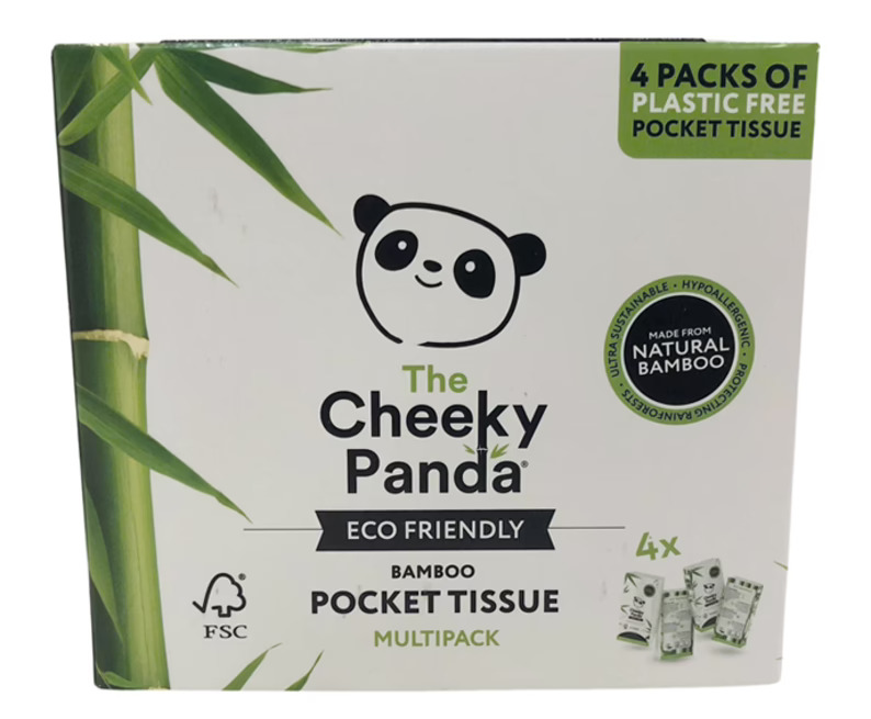 Pañuelos de bolsillo de bambú The Cheeky Panda [2] 