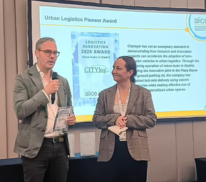 CITYlogin es galardonada con el Urban Logistic Pioneer Award de ALICE
