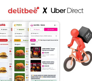Delitbee se alía con Uber Direct para mejorar la logística del delivery